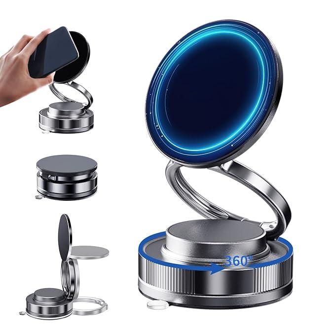 360° Vacuum Magnetic Car Phone Holder