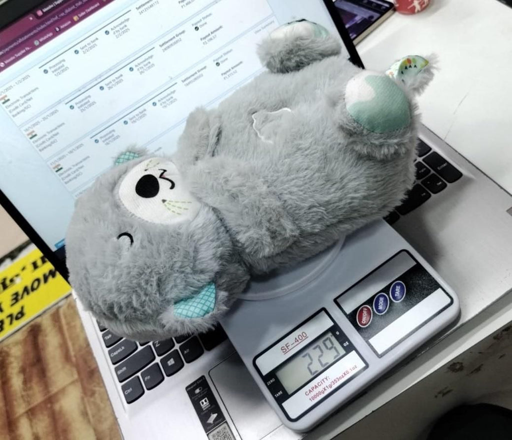 Breathing Teddy Bear with Music & Night Light