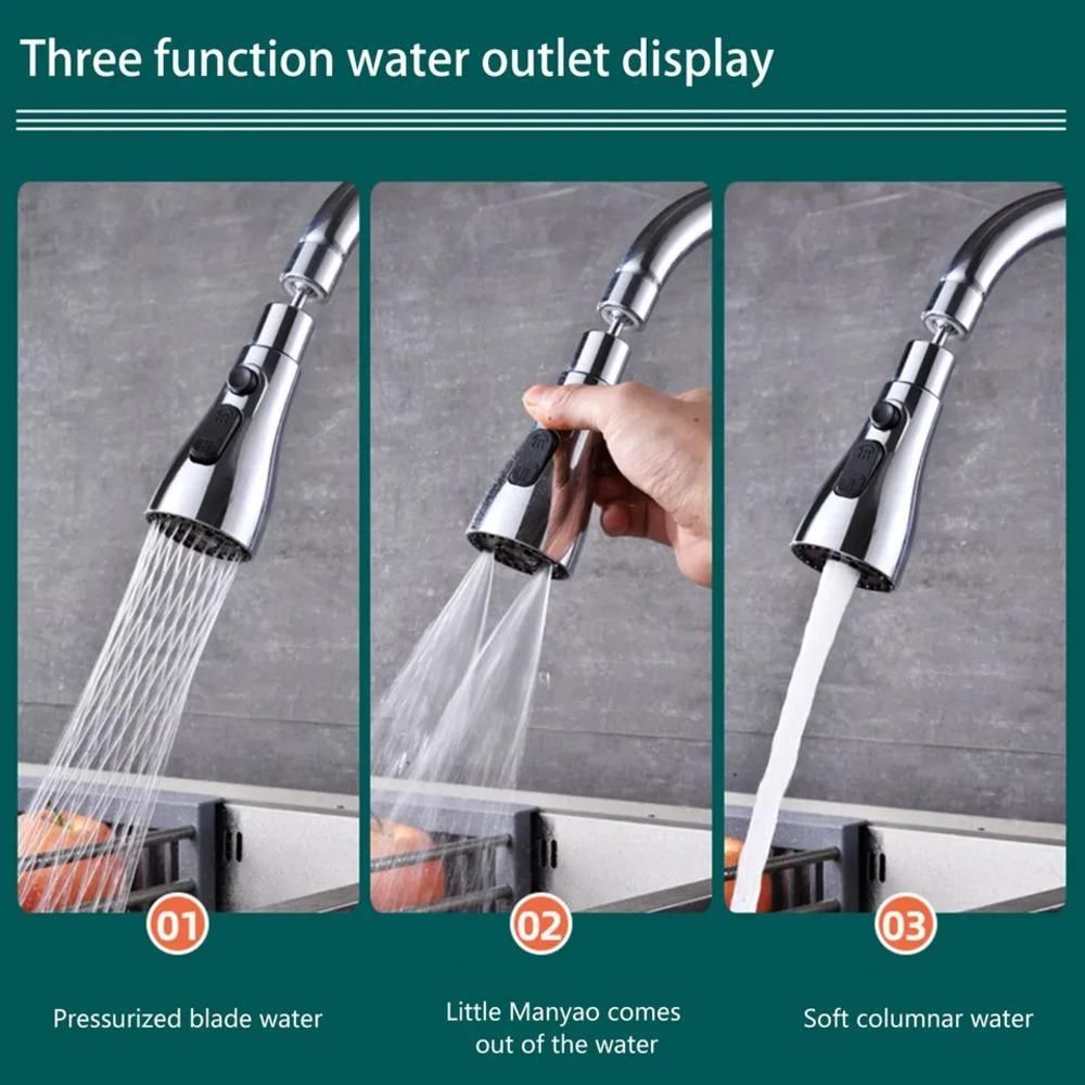 360° Faucet Flexible Kitchen Rotating  Tap Nozzle