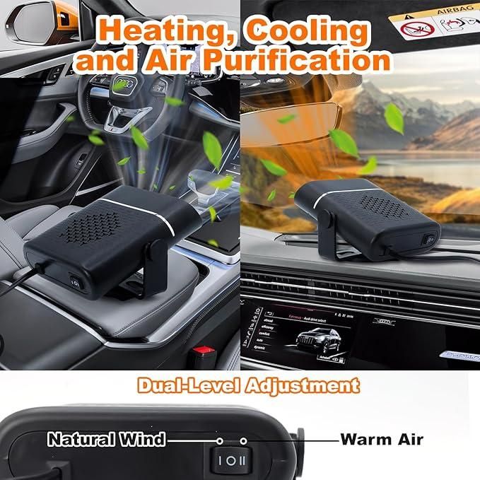 2-in-1  Mini Car Heater & Defroster
