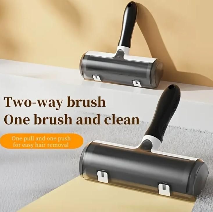 Multi-Surface Pet Hair Remover Link Roller with Storage