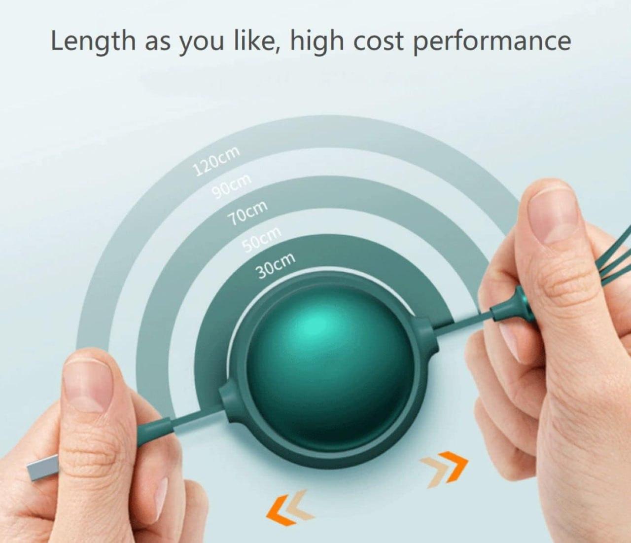 Smart 3-in-1 Multi Fast  Charging Cable