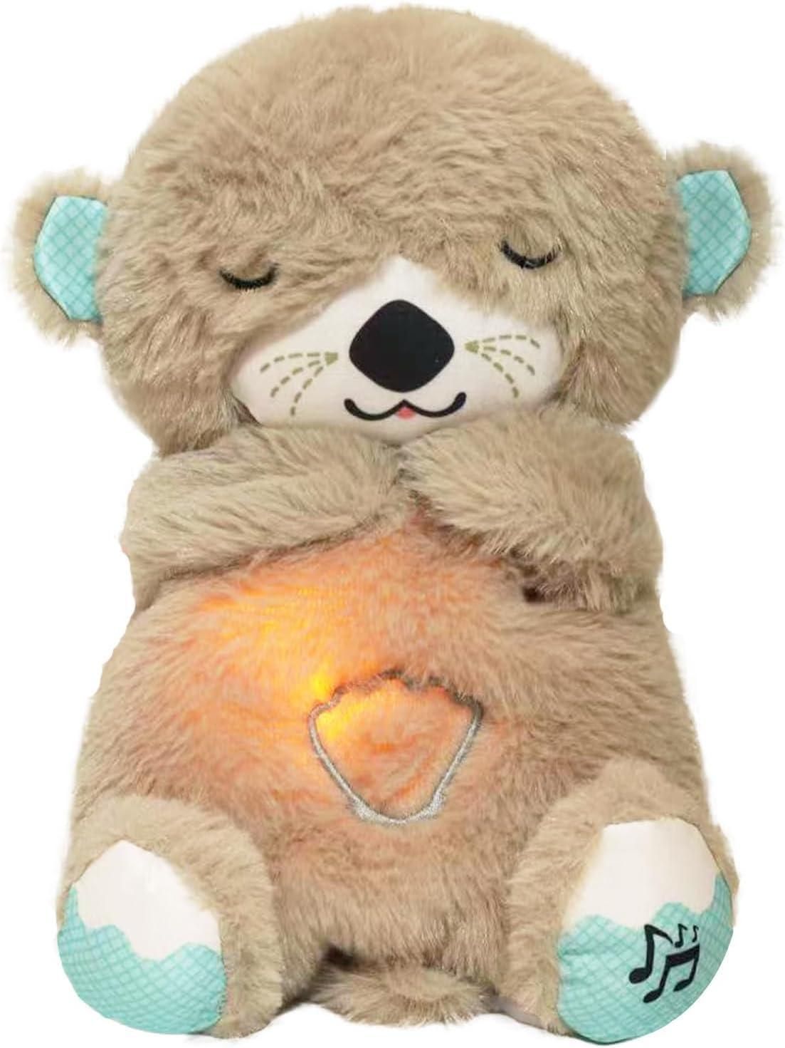 Breathing Teddy Bear with Music & Night Light