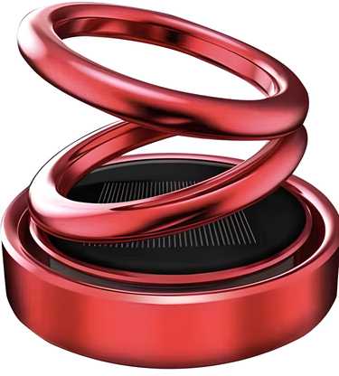 Solar Rotating Car Air Freshener with Double Ring