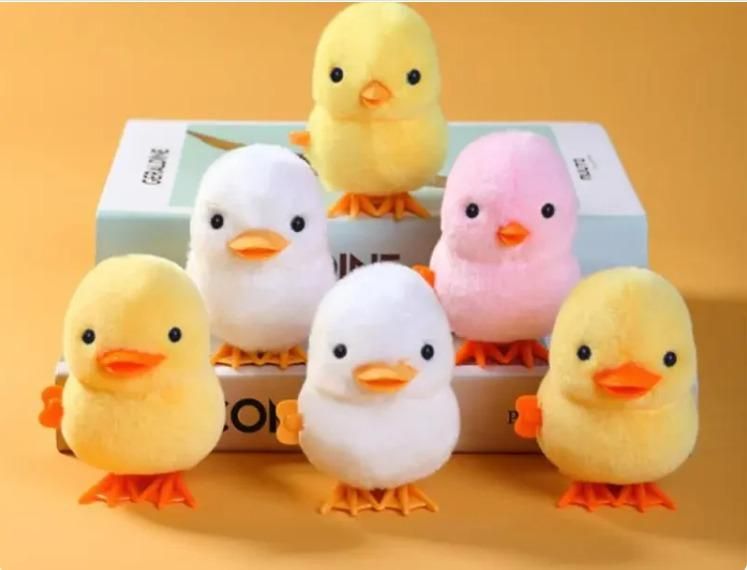 Plush Jumping Chicken  Wind-Up