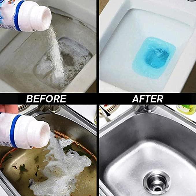 Powerful Drain Cleaner Blockage Remover Powder