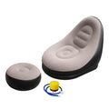 2-in-1 Portable Inflatable Sofa Chair Lounge Chair Set