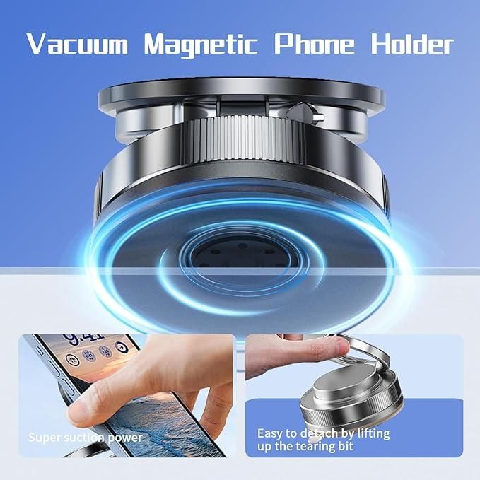 360° Vacuum Magnetic Car Phone Holder