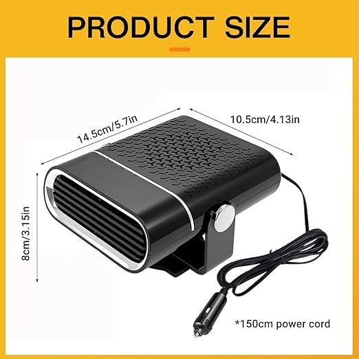 2-in-1  Mini Car Heater & Defroster