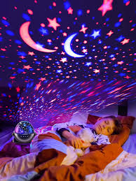 Moon & Galaxy Star Projector LED Night Lamp